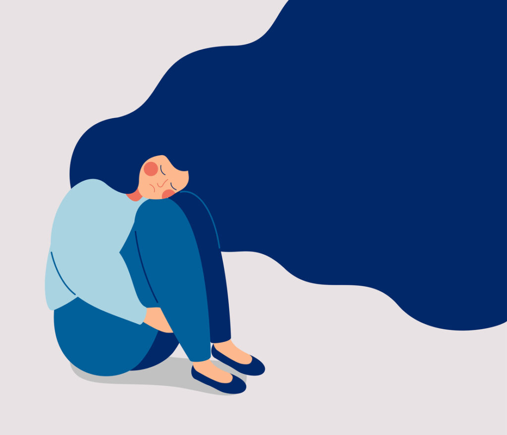 Person in grief